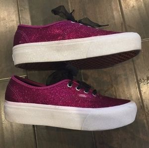 Platform pink old skool w10